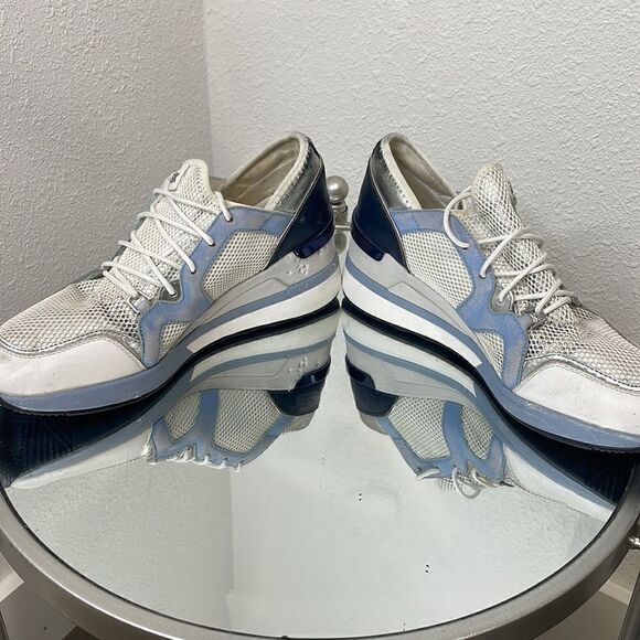 Michael Kors Liv Trainer Anthracite blue, white and silver size 9.5 - Picture 8 of 9